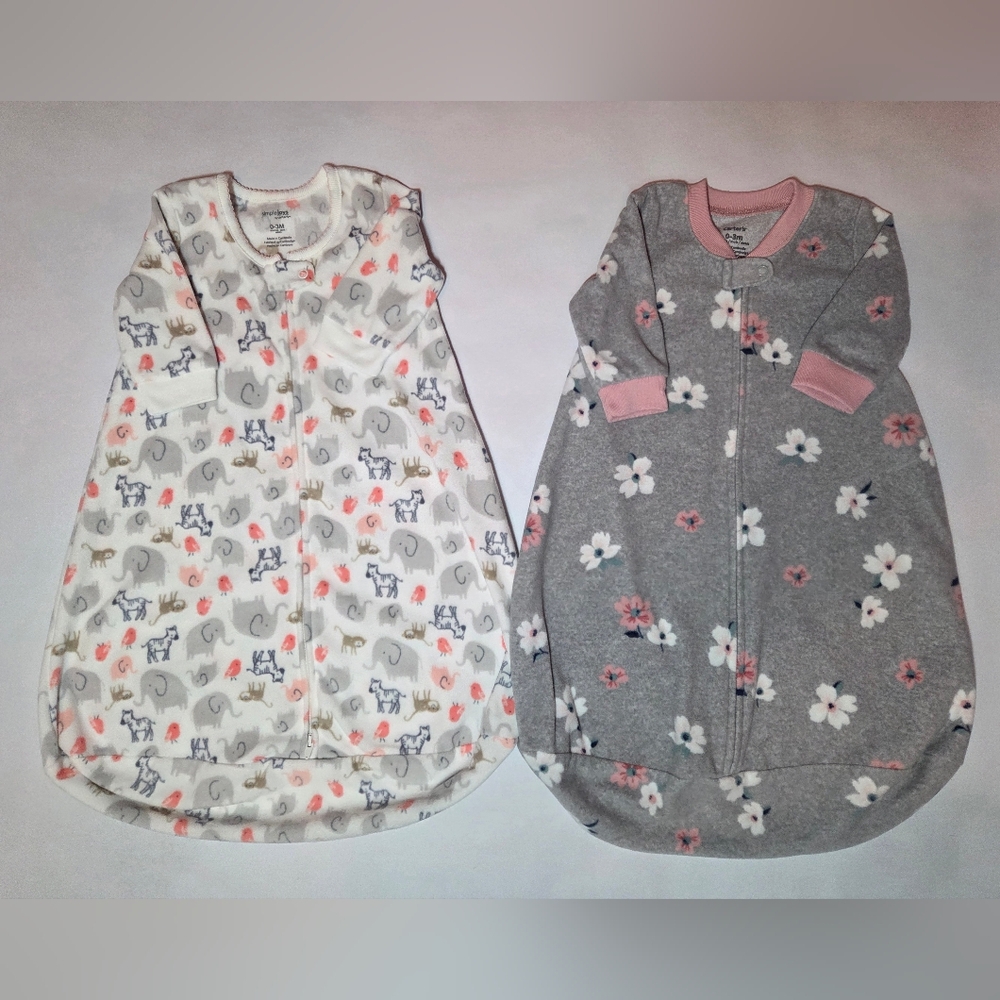 Carter's Baby Girl 0-3 Month Wearable Blanket Sleep sack